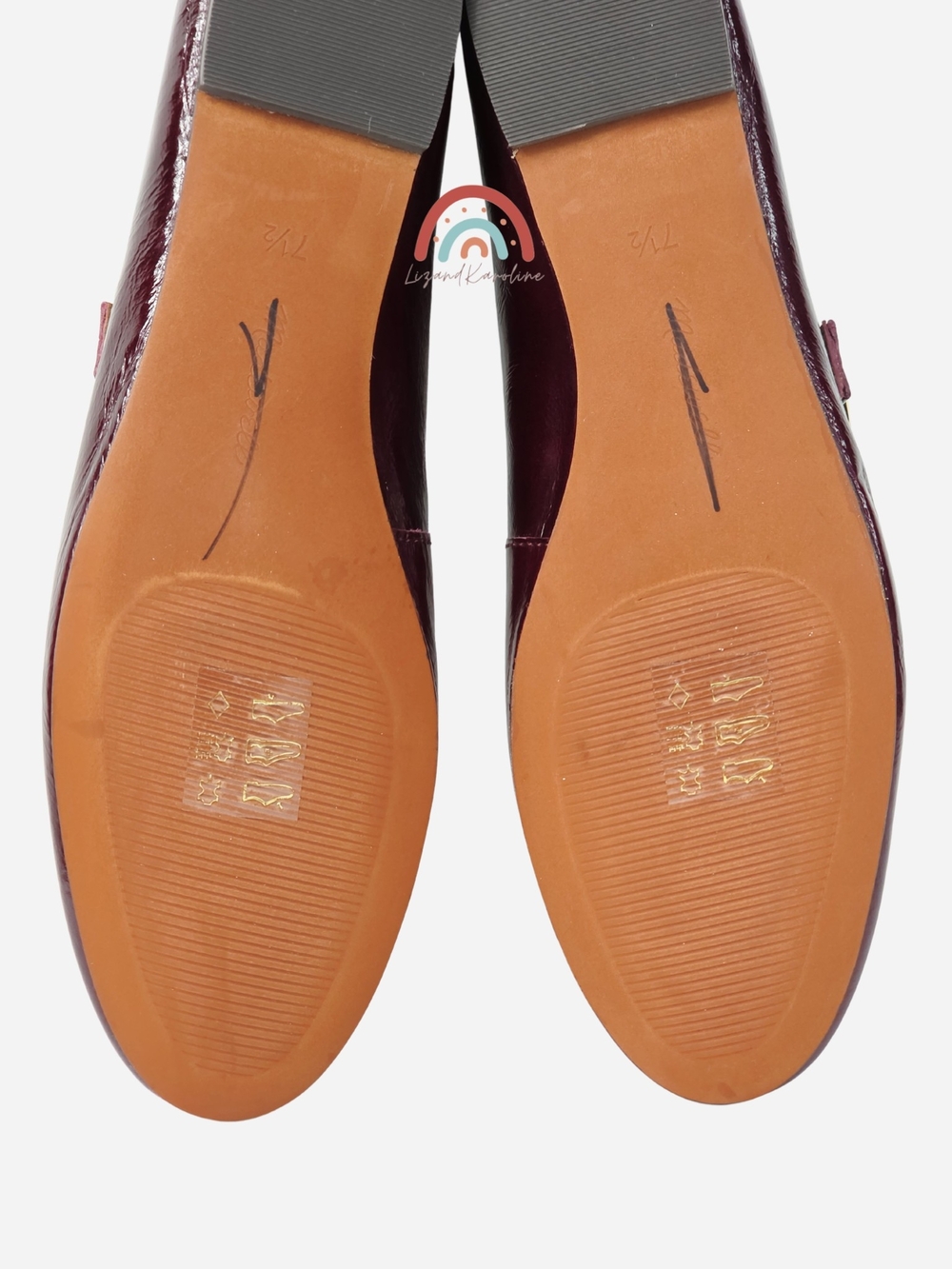 New! Madewell The Remy Mary Jane Flat in Leather Deep Plum 7.5 - Picture 16 of 16